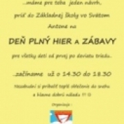 Deň plný hier a zábavy