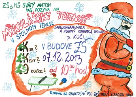 Mikulášsky turnaj v stolnom tenise