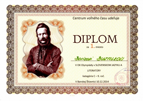 OK Olympiády v SLOVENSKOM JAZYKU A LITERATÚRY