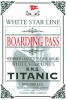 lístok Titanic